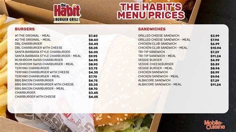 habit hublot|the habit restaurant menu.